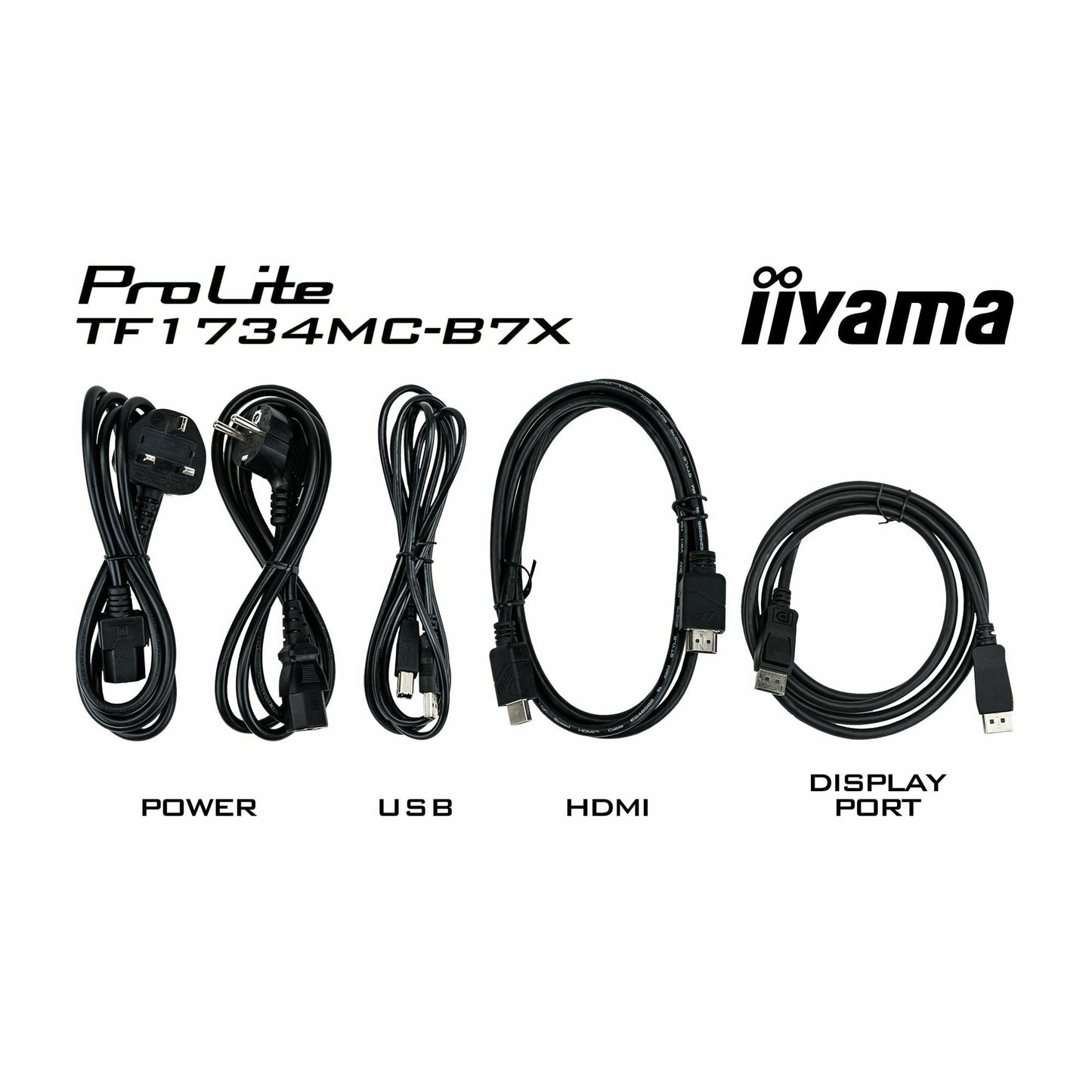 iiyama ProLite TF1734MC-B7X 17" Capacitive Touch Screen Display