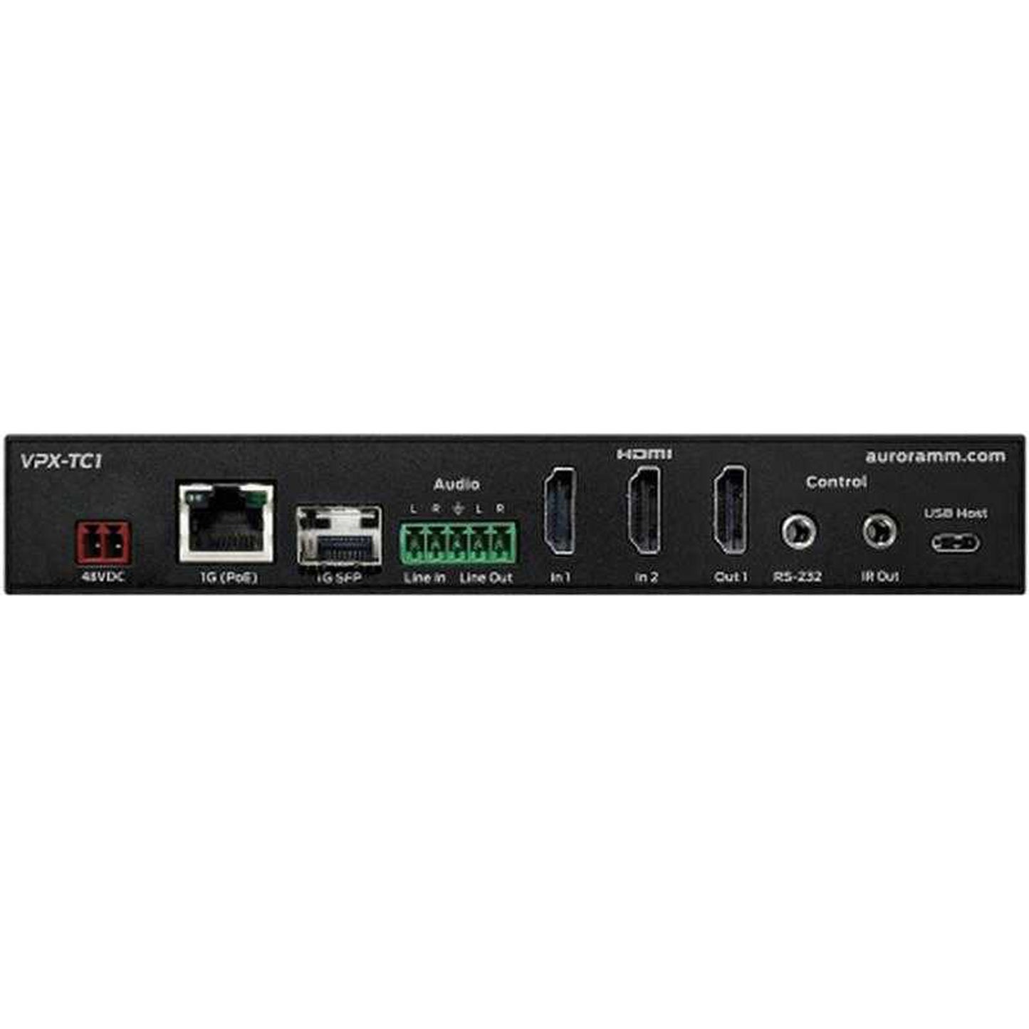 Aurora VPX-TC1-Pro 4K60 4:4:4 1Gbps AV-over-IP Transceiver box