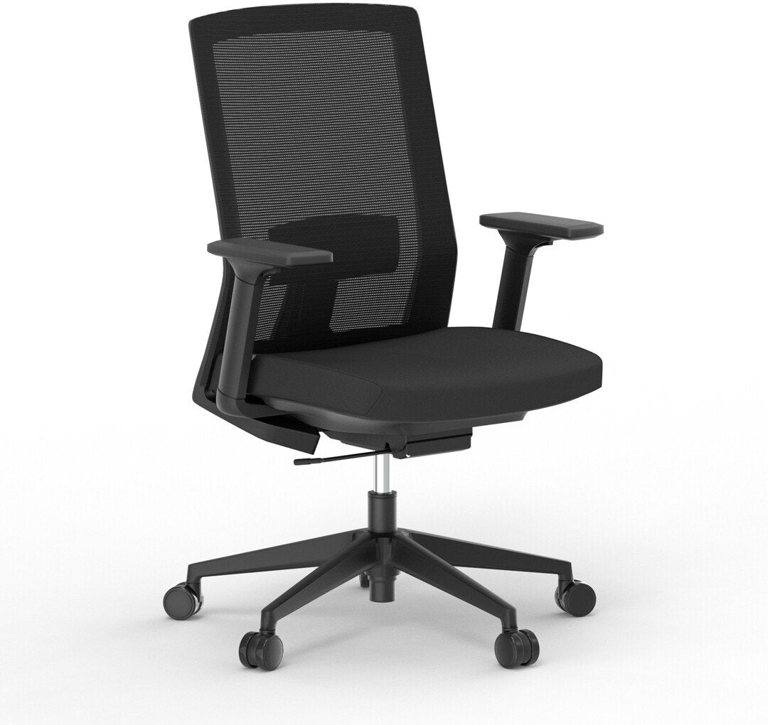 Formetiq B/TV4A/BA-G0 Veneto Mesh Back Task Chair with 3D Adjustable Padded Arms