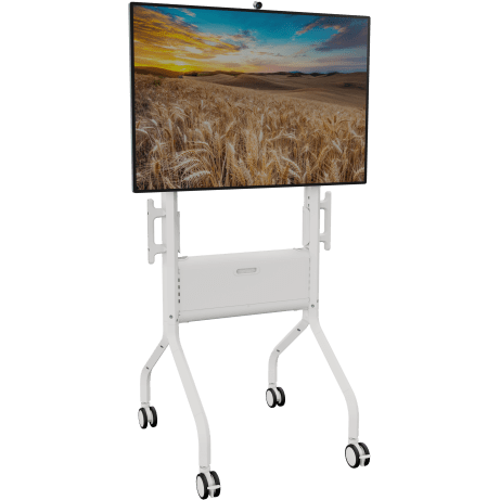 Le Grand / Chief Voyager Manual Height Adjustable AV Cart White