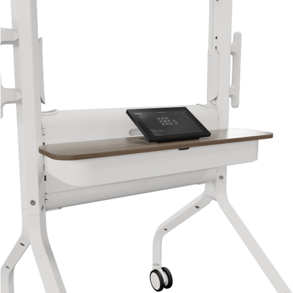 Le Grand / Chief Voyager Manual Height Adjustable AV Cart White