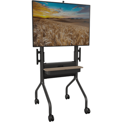 Le Grand / Chief Voyager Manual Height Adjustable AV Cart Black