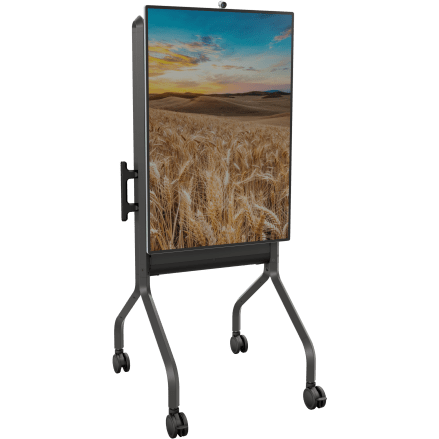 Le Grand / Chief Voyager Manual Height Adjustable AV Cart Black