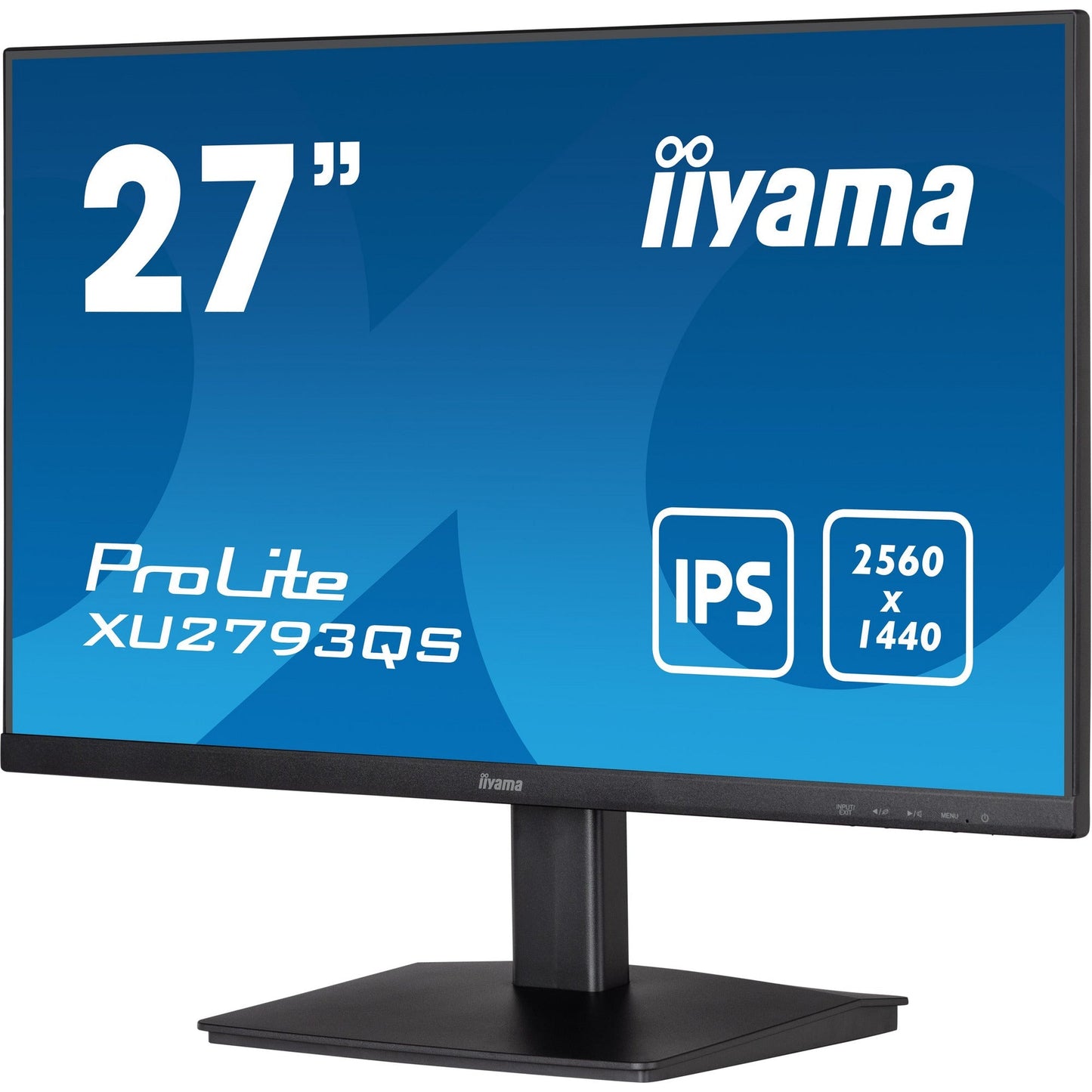 Iiyama ProLite XU2793QS-B1 27” IPS WQHD 3-Side Borderless Monitor