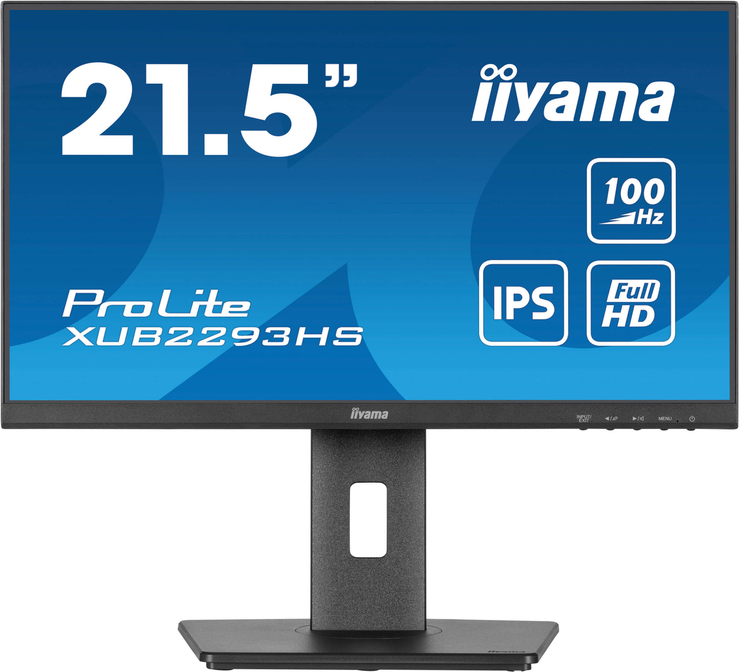 iiyama ProLite XUB2293HS-B6 22" IPS Edge to Edge Display with Height Adjust Stand