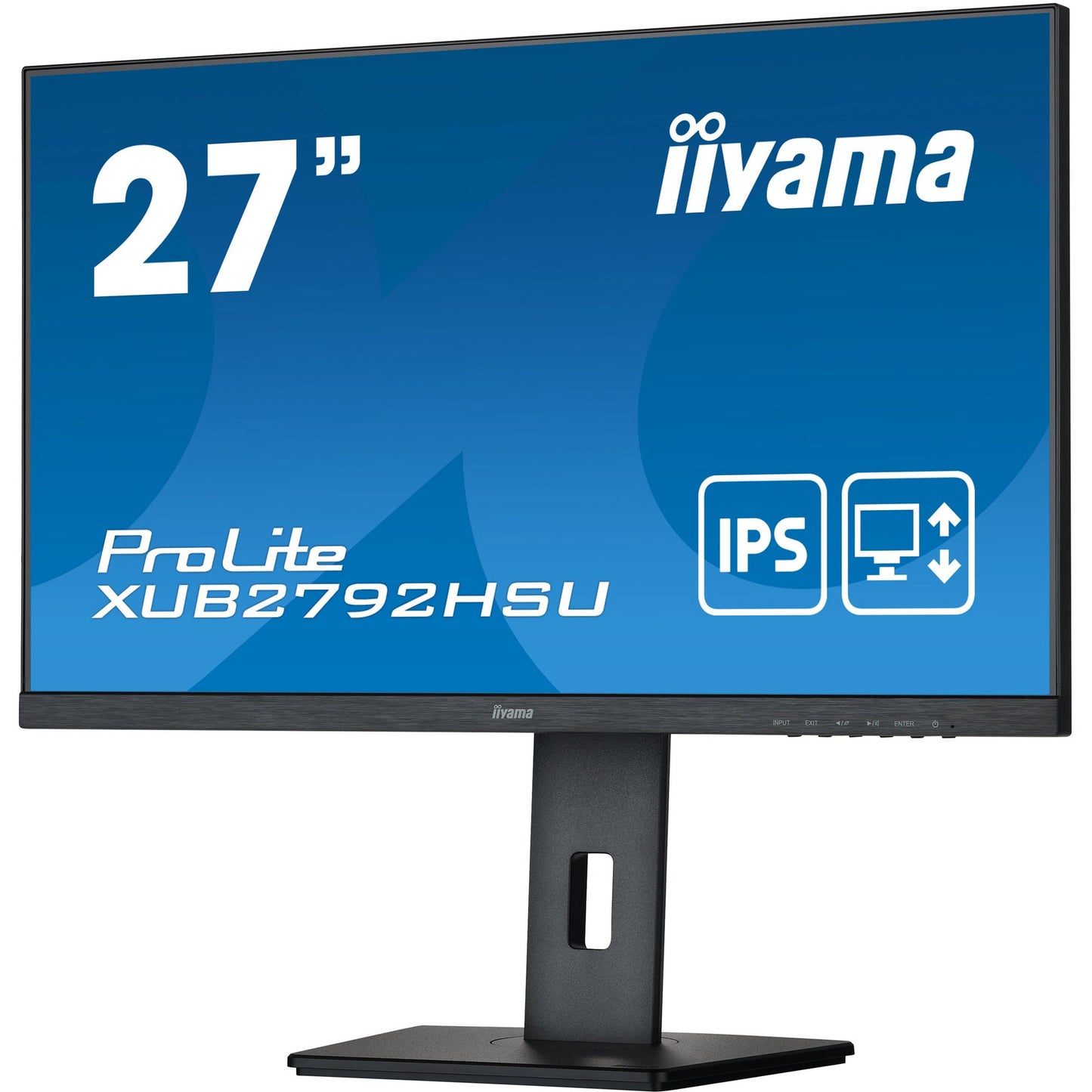 iiyama ProLite XUB2792HSU-B5 27” IPS monitor with Height Adjust Stand