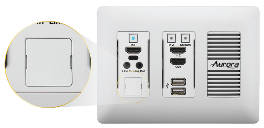 Aurora IPE-LCVR-W Blank cover for LAN port (White)