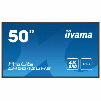 iiyama ProLite LH5042UHS-B3 50" 18/7 with Android 8.0 and iiyama N-sign integrated Signage Platform