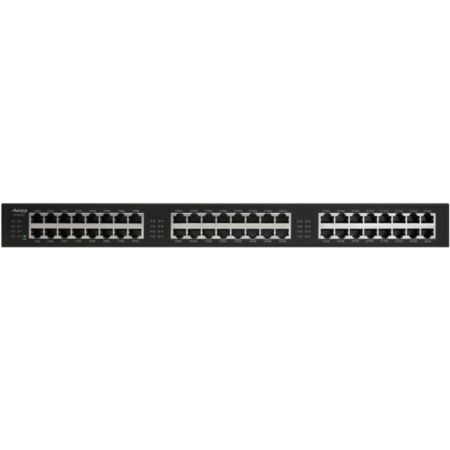 Aurora IP-24PoE+ 24 Port 1G/10G PoE+/PoH+ Injector 1RU