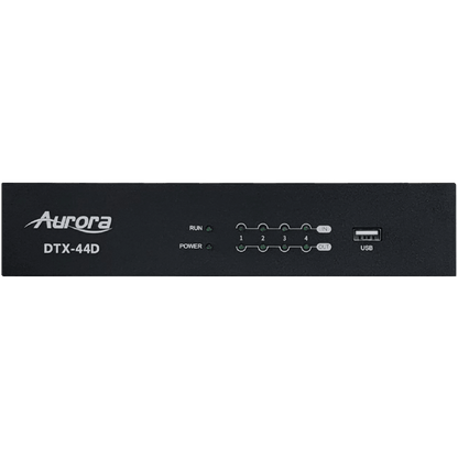 Aurora DTX-44D 4x4 Dante DSP with 4x4 analog in and out