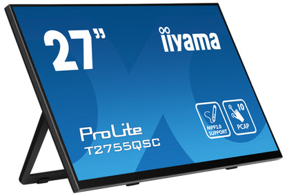 iiyama ProLite T2755QSC-B1 computer monitor 68.6 cm (27") 2560 x 1440 pixels Full HD LCD Touchscreen Black