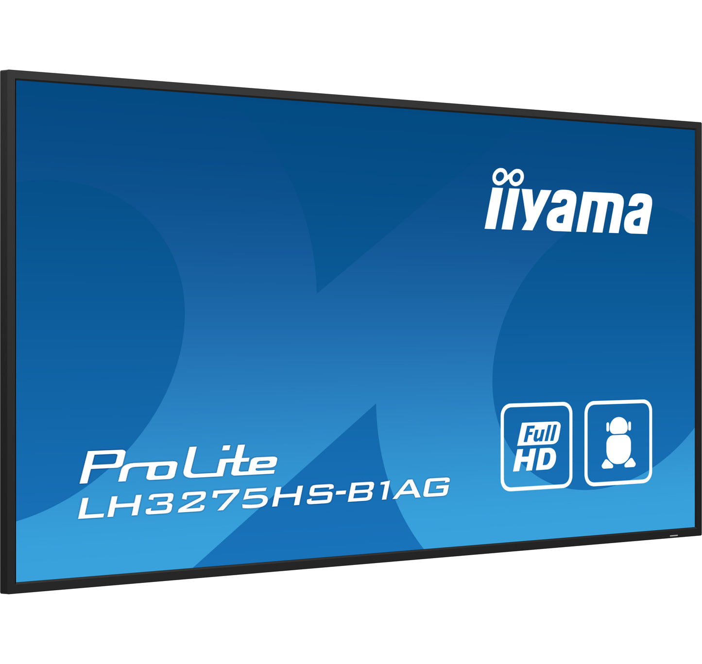 iiyama ProLite Digital signage flat panel 81.3 cm (32") LCD Wi-Fi 500 cd/m² Full HD Black Built-in processor Android 11 24/7