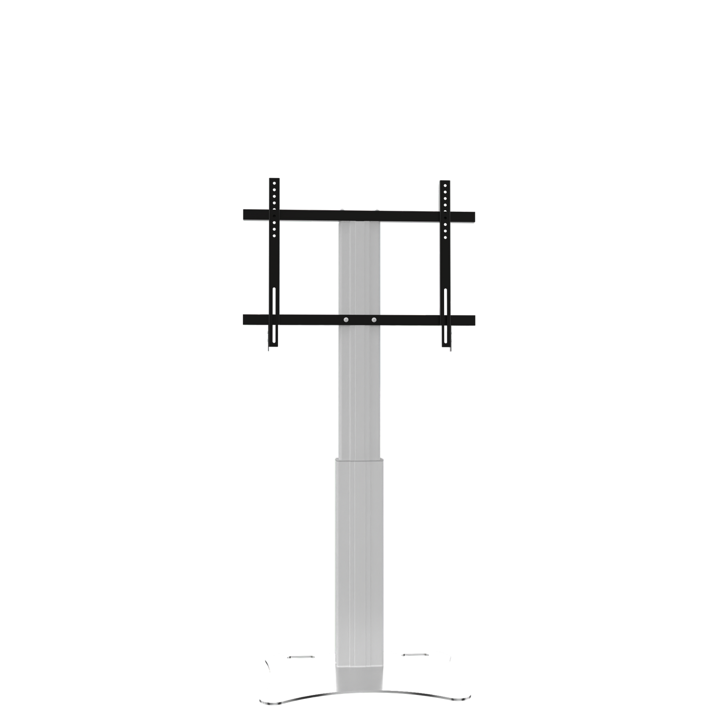 Conen CCELW-AFP Height Adjustable Monitor And Tv Wall Mount, Lite Series With 50 Cm Of Vertical Travel Column Silver Anodized