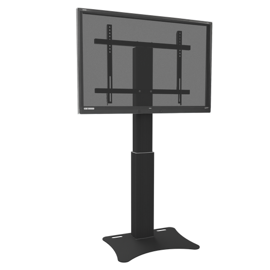 Conen CCELW-AFPB Height Adjustable Monitor And Tv Wall Mount, Lite Series With 50 Cm Of Vertical Travel Column Black