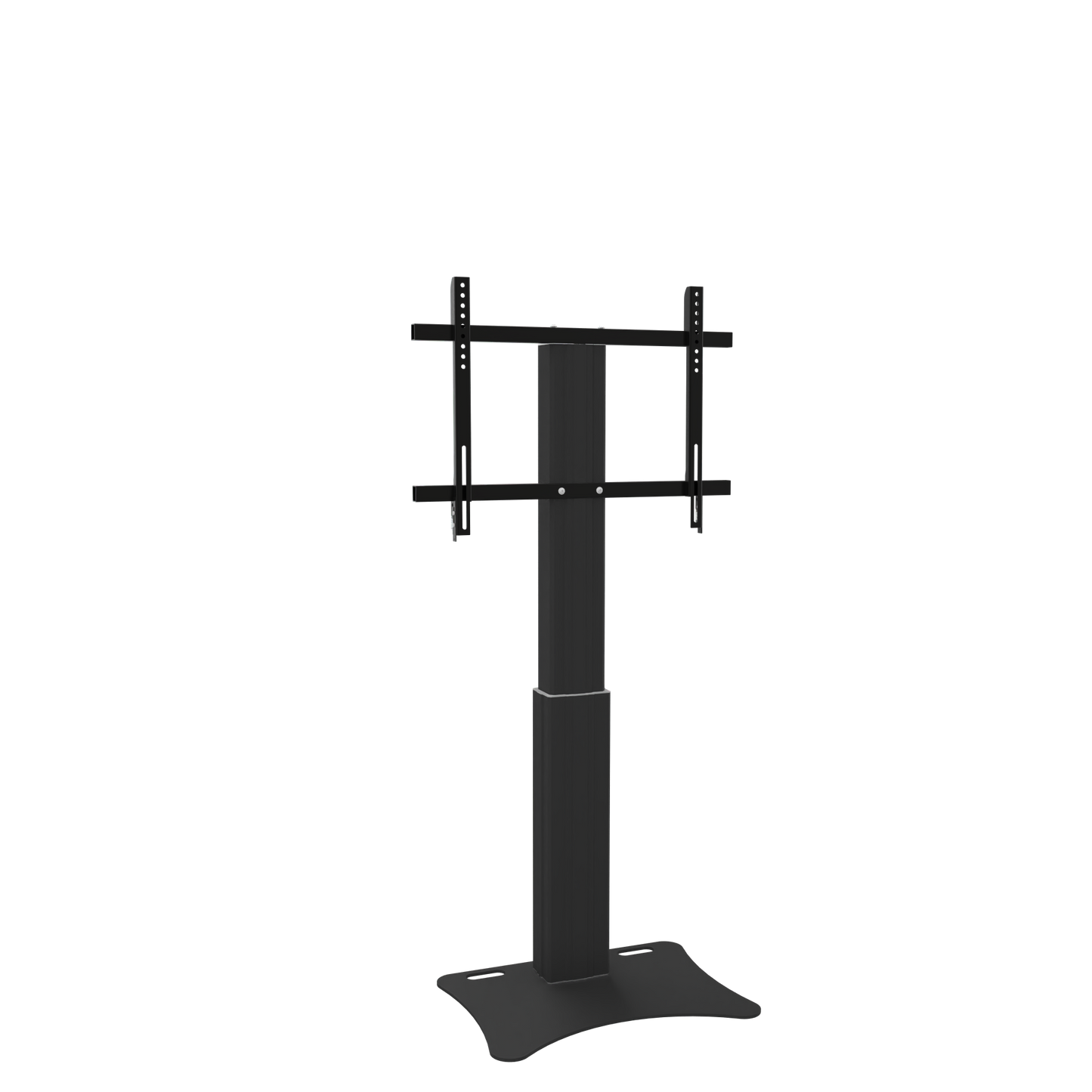 Conen CCELW-AFPB Height Adjustable Monitor And Tv Wall Mount, Lite Series With 50 Cm Of Vertical Travel Column Black