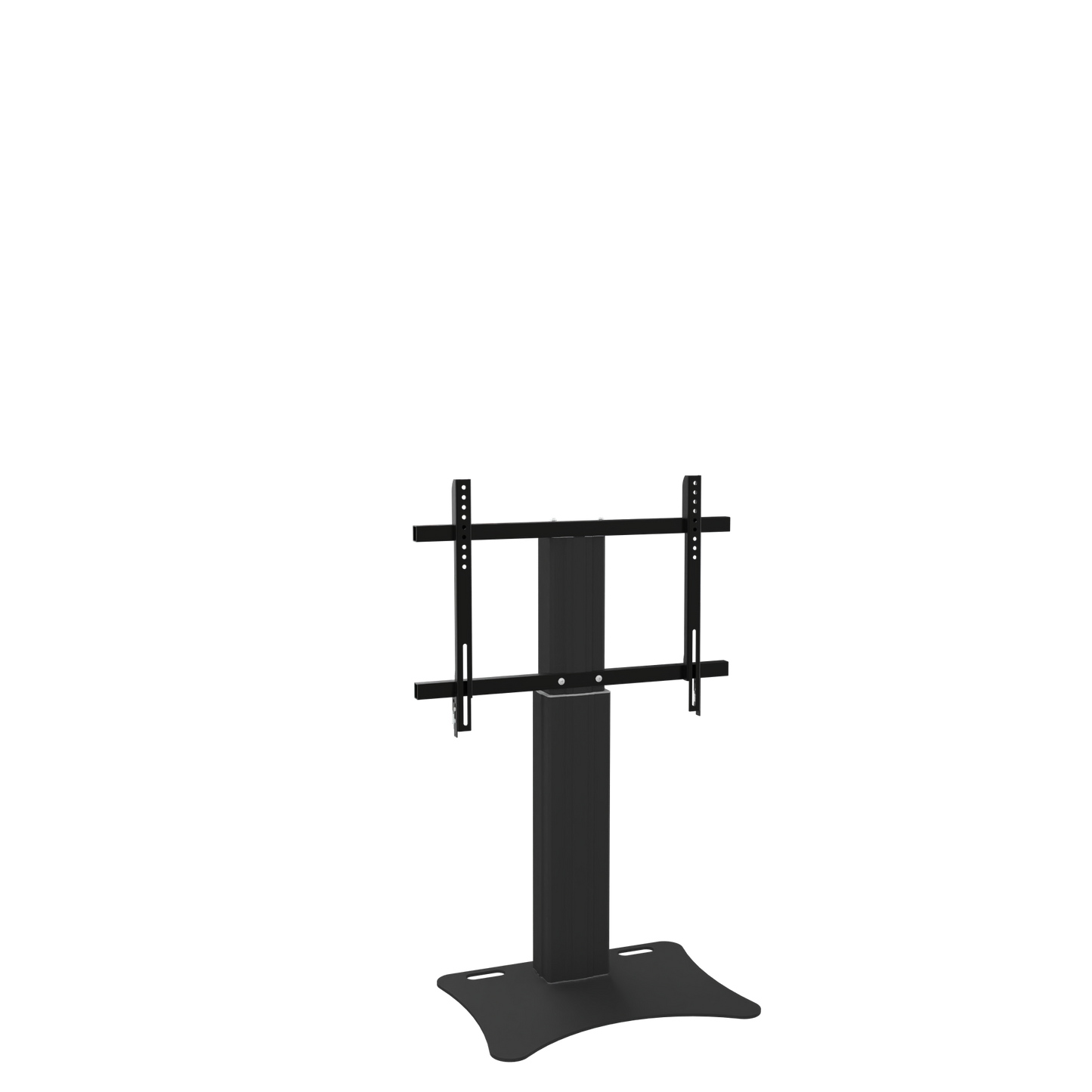 Conen CCELW-AFPB Height Adjustable Monitor And Tv Wall Mount, Lite Series With 50 Cm Of Vertical Travel Column Black