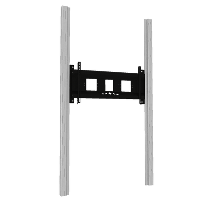 Conen PYF1-IFPD-W Wall Mounted 2 Pylon Sliding System For Displays From 65-86" Manually Height-adjustable With Pulley And Counter Weight