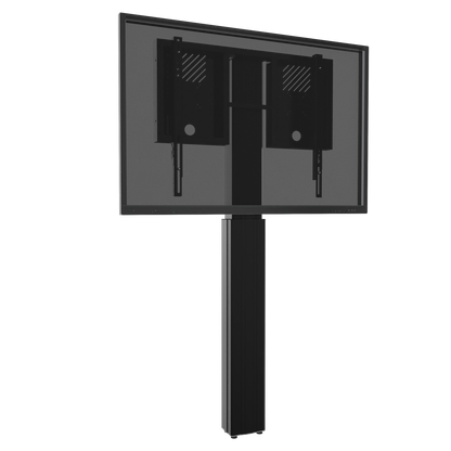 Conen RLI10070WBK Height Adjustable Monitor Wall Mount, Lite Series Black, With Anti-collision, Center To Floor 750 - 1450 Mm