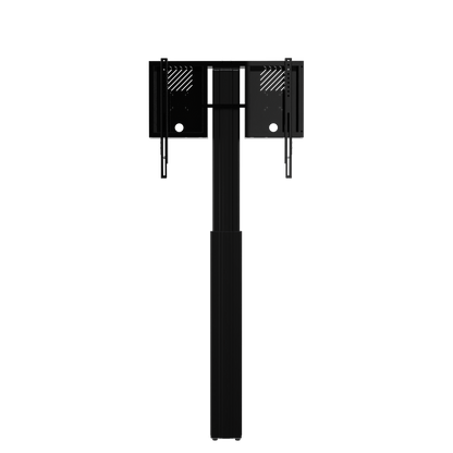 Conen RLI12090WBK Height Adjustable Monitor Wall Mount, Lite Series Black, With Anti-collision, Center To Floor 930 - 1830 Mm