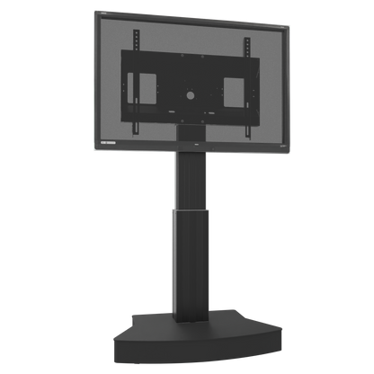 Conen SCETABSOMotorized Mobile Display And Tv Stand, 50 Cm Of Vertical Travel Column Black, Design Base, Mobile