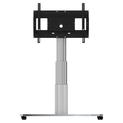 Conen SCETAC3535B Motorized Mobile Flat Screen Tv Cart, 70 Cm Of Vertical Travel Column Black Anodized, C-style Base