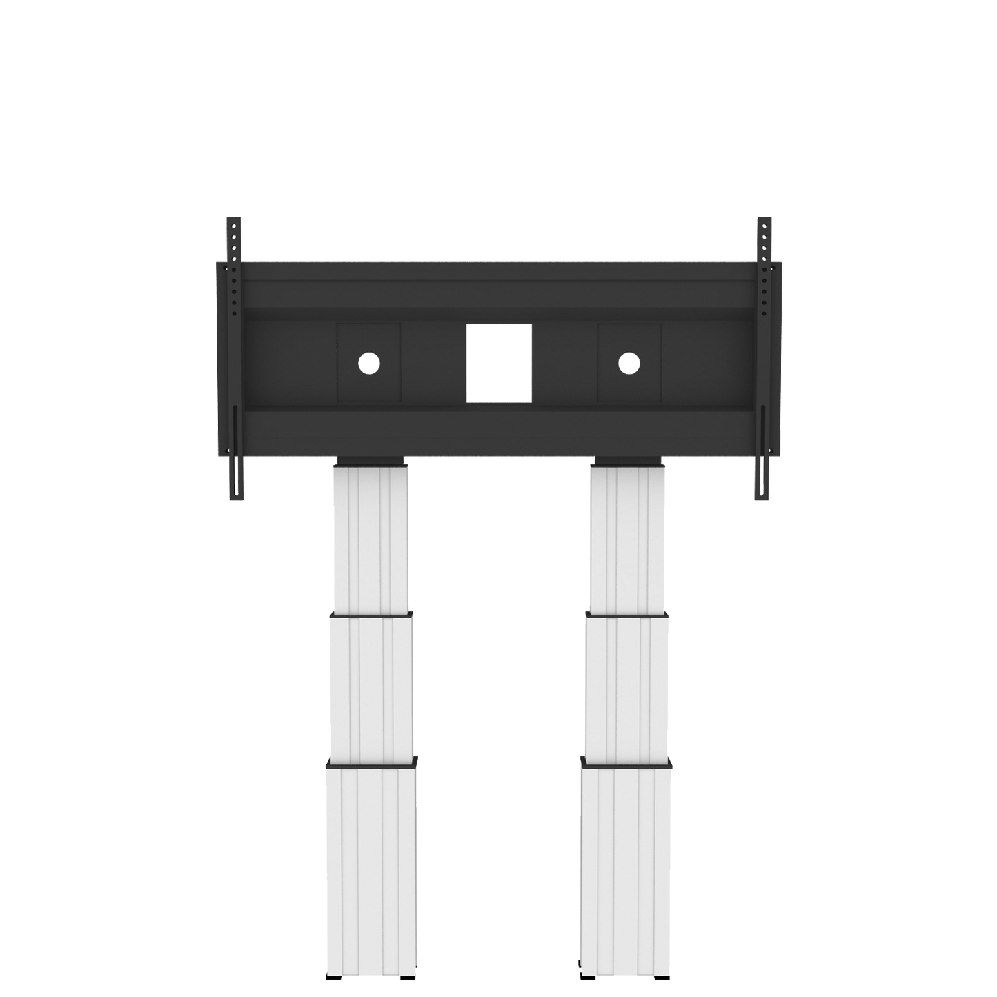 Conen SCETADW3535 Motorized Heavy Duty Xl Monitor Wall Mount With 70 Cm Of Vertical Travel Two Columns Silver Anodized