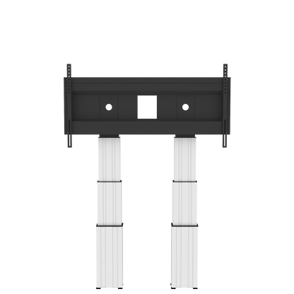 Conen SCETADW3535 Motorized Heavy Duty Xl Monitor Wall Mount With 70 Cm Of Vertical Travel Two Columns Silver Anodized