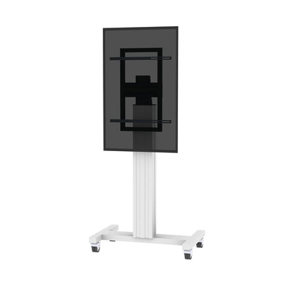 Conen SCETANHVLP Digital Signage Mobile Monitor Stand And Monitor Cart Landscape- Or Portrait Format, Rotatable