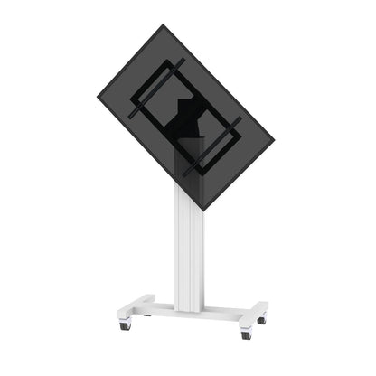 Conen SCETANHVLP Digital Signage Mobile Monitor Stand And Monitor Cart Landscape- Or Portrait Format, Rotatable