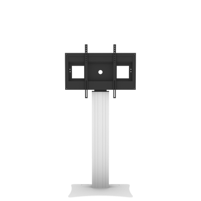 Conen SCETANHVP12 Monitor Stand And Monitor Wall Mount, Center Of Display 142 Cm Column Silver Anodized, Fixed Height, Floor Plate