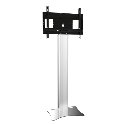 Conen SCETANHVP17 Monitor Stand And Monitor Wall Mount, Center Of Display 192 Cm Column Silver Anodized, Fixed Height, Floor Plate