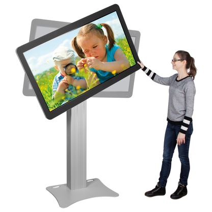 Conen SCETANHVPLP Digital Signage Monitor Or Display Stand Landscape- Or Portrait Format, Rotatable