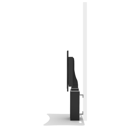 Conen SCETAP3535B Motorized Display Stand With 70 Cm Of Vertical Travel Column Black Anodized, Floor Plate