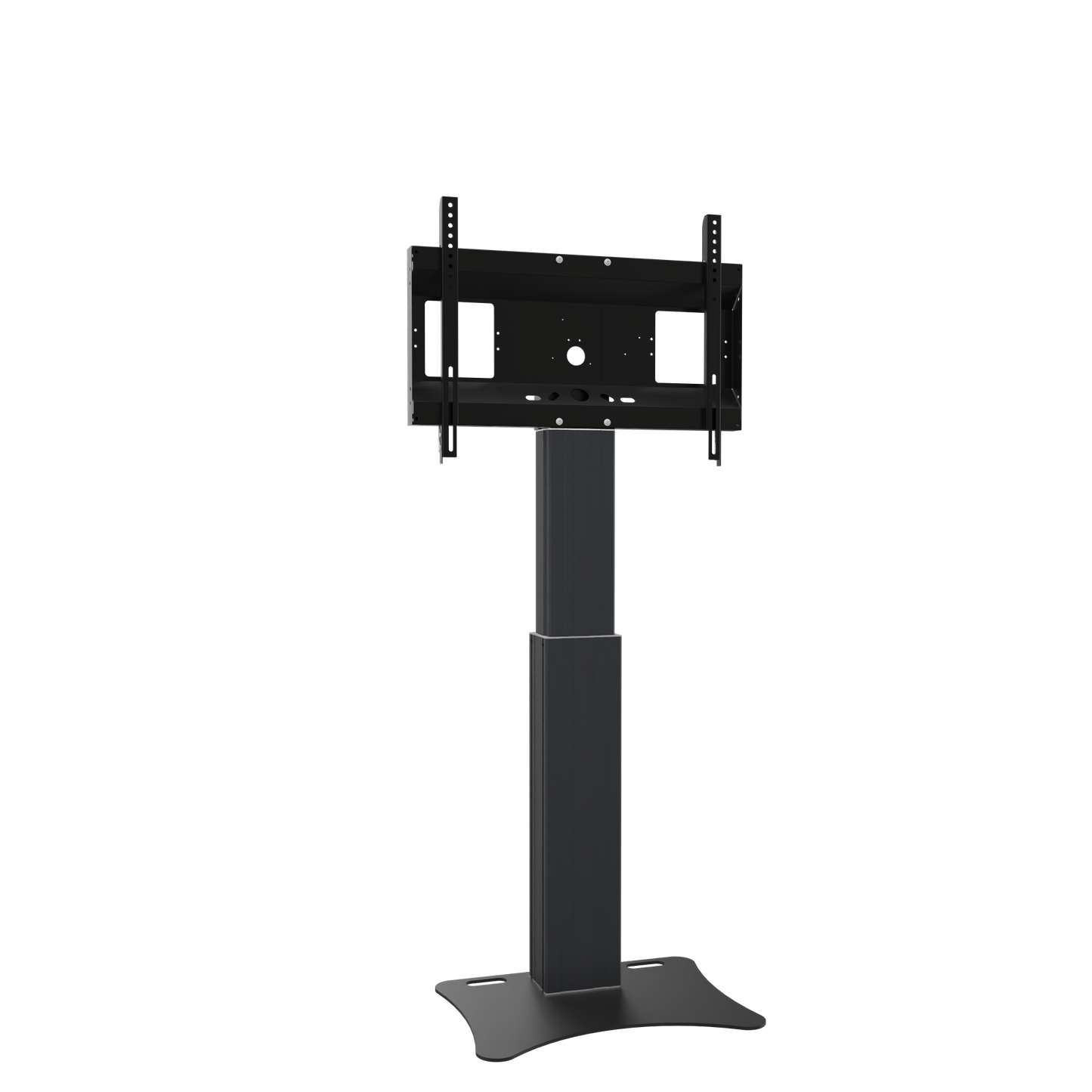 Conen SCETAPB Motorized Display Stand With 50 Cm Of Vertical Travel Column Black Anodized, Center Of Display 121- 171 Cm, Floor Plate