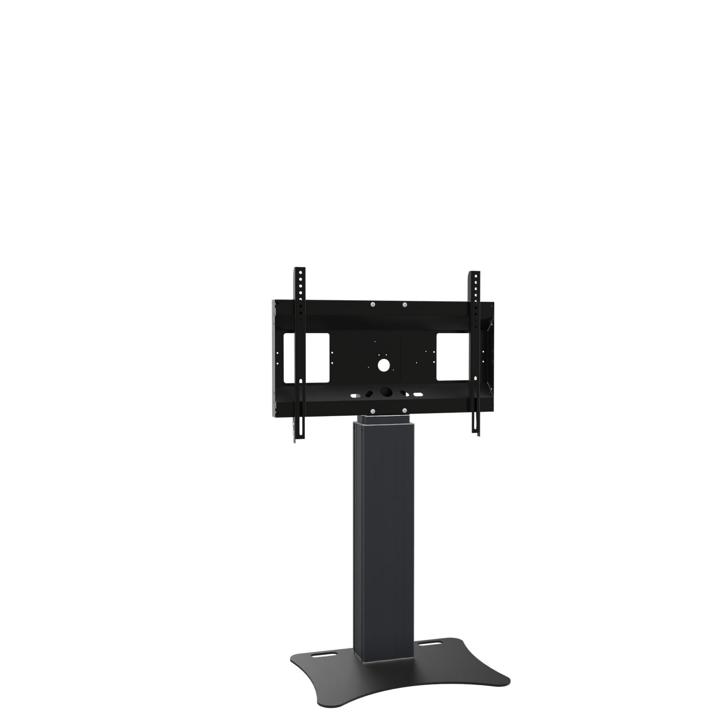 Conen SCETAPB Motorized Display Stand With 50 Cm Of Vertical Travel Column Black Anodized, Center Of Display 121- 171 Cm, Floor Plate