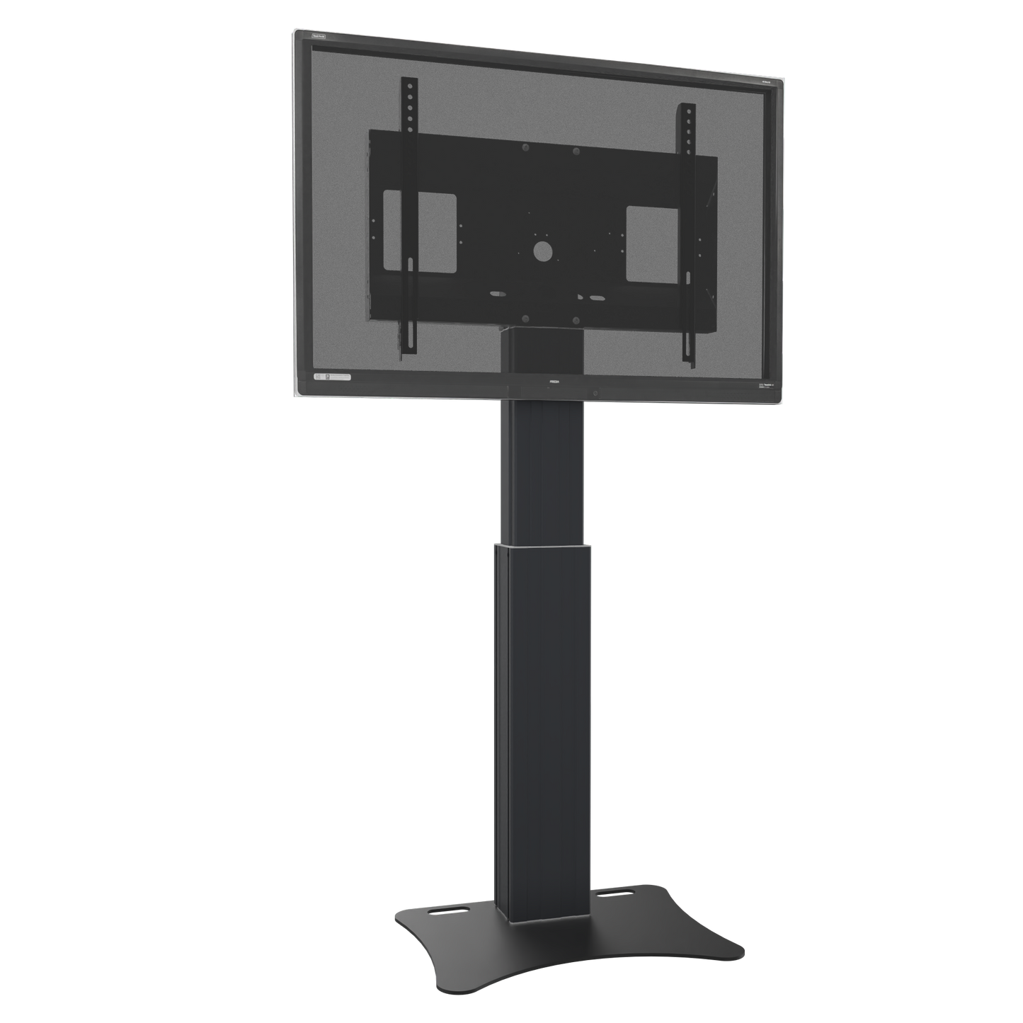 Conen SCETAPB Motorized Display Stand With 50 Cm Of Vertical Travel Column Black Anodized, Center Of Display 121- 171 Cm, Floor Plate