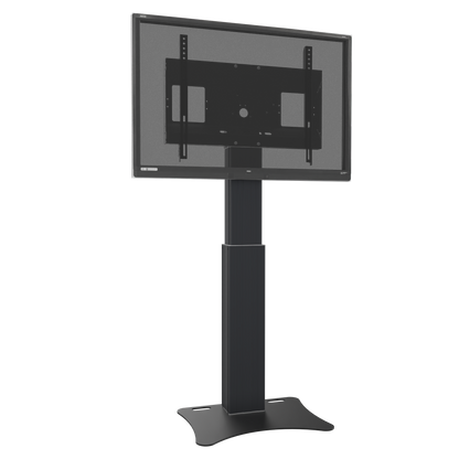 Conen SCETAPB Motorized Display Stand With 50 Cm Of Vertical Travel Column Black Anodized, Center Of Display 121- 171 Cm, Floor Plate