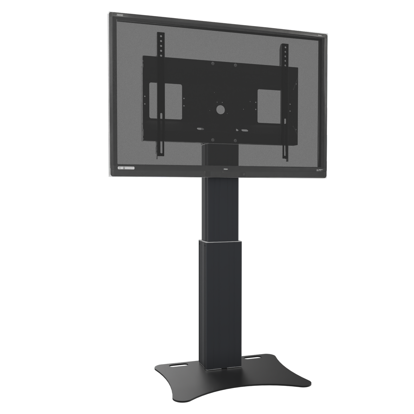 Conen SCETAPLB Motorized Display Stand With 50 Cm Of Vertical Travel Column Black Anodized, Center Of Display 98,8 - 148,8 Cm, Floor Plate