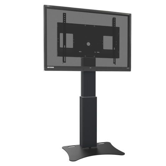 Conen SCETAPLB Motorized Display Stand With 50 Cm Of Vertical Travel Column Black Anodized, Center Of Display 98,8 - 148,8 Cm, Floor Plate