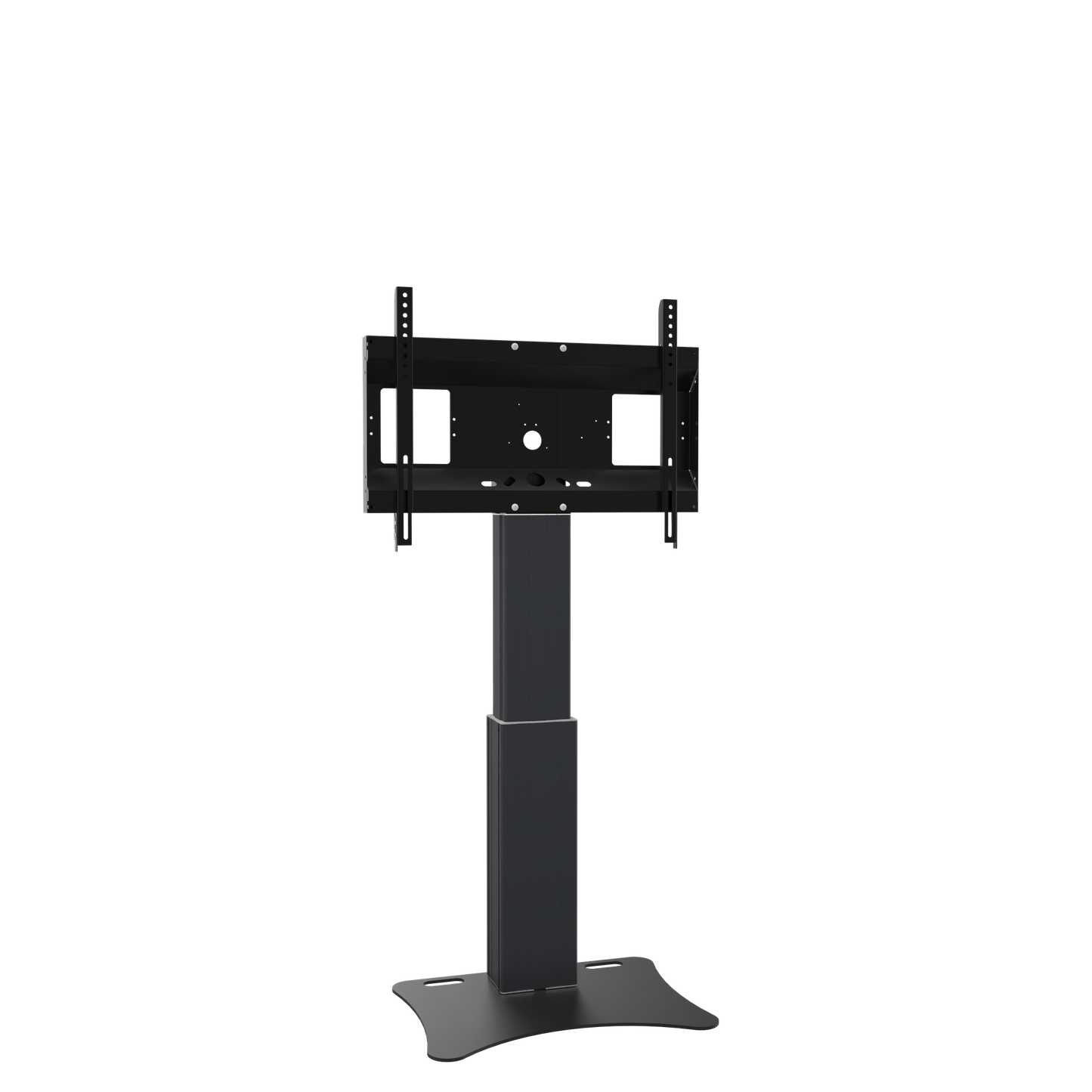 Conen SCETAPLB Motorized Display Stand With 50 Cm Of Vertical Travel Column Black Anodized, Center Of Display 98,8 - 148,8 Cm, Floor Plate