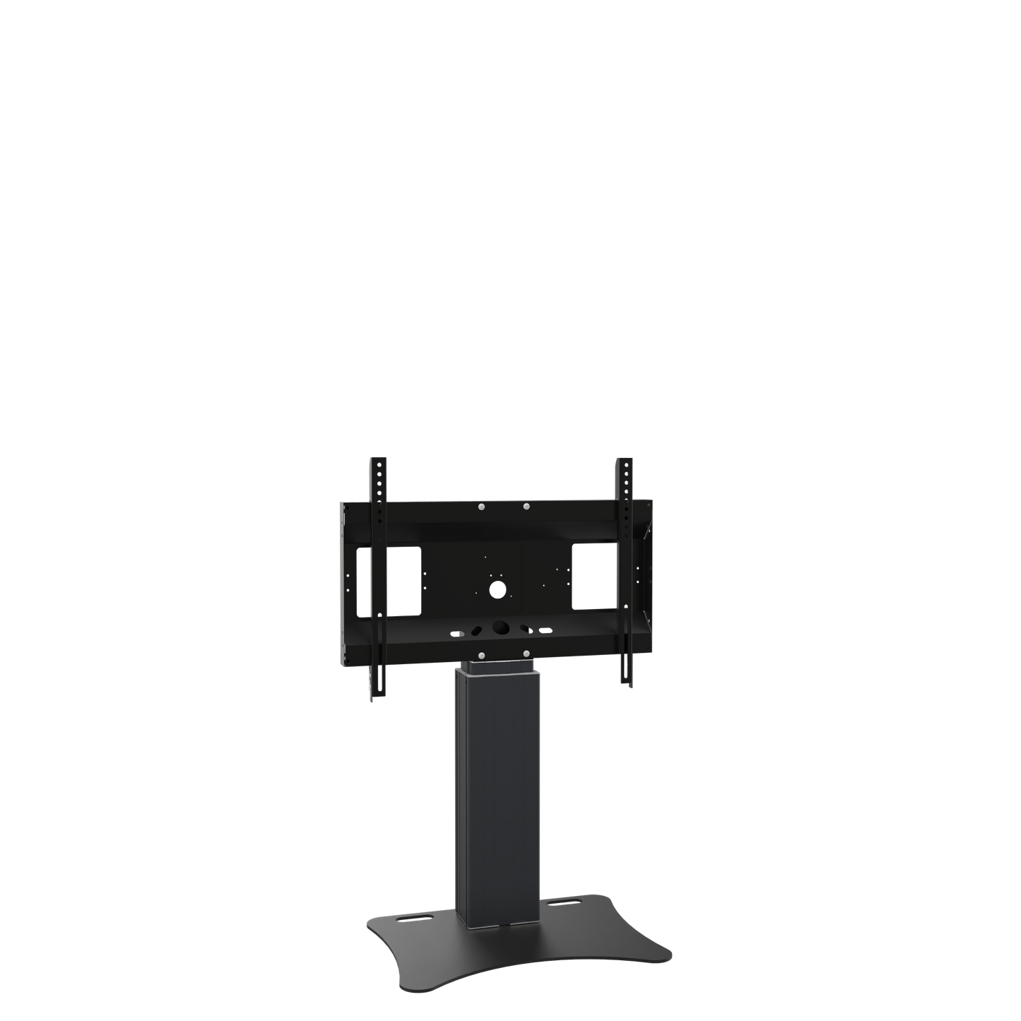 Conen SCETAPLB Motorized Display Stand With 50 Cm Of Vertical Travel Column Black Anodized, Center Of Display 98,8 - 148,8 Cm, Floor Plate