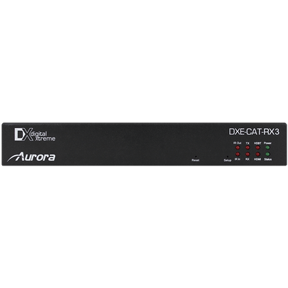 Aurora Multimedia DXE-CAT-RX3 HDBaseT Receiver w/Dual Relay & Audio