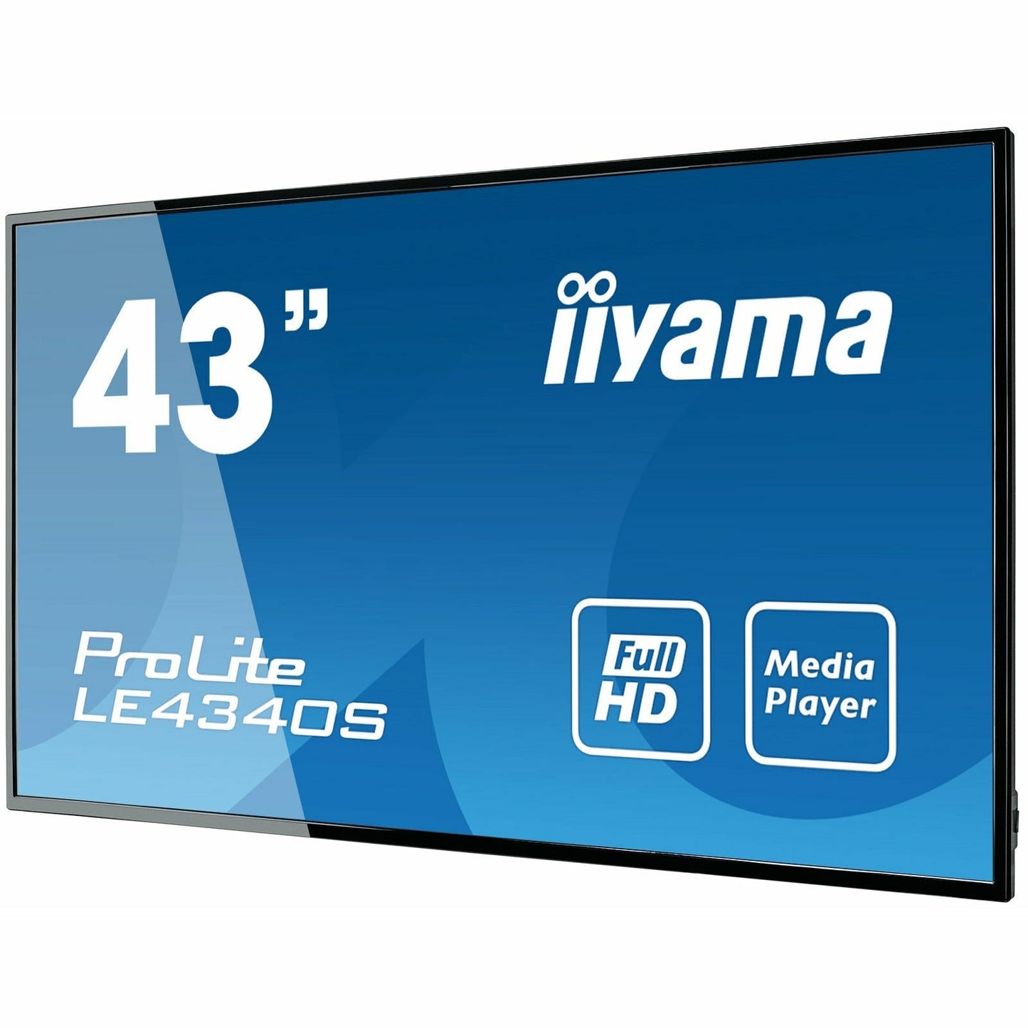 iiyama ProLite LE4340S-B3 43” Full HD Professional Large Format Display with USB Media Playback