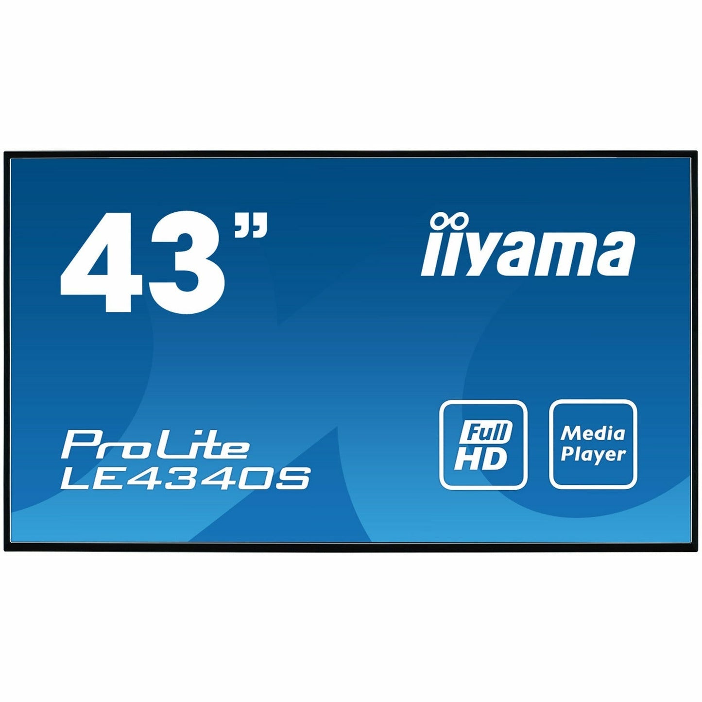 iiyama ProLite LE4340S-B3 43” Full HD Professional Large Format Display with USB Media Playback