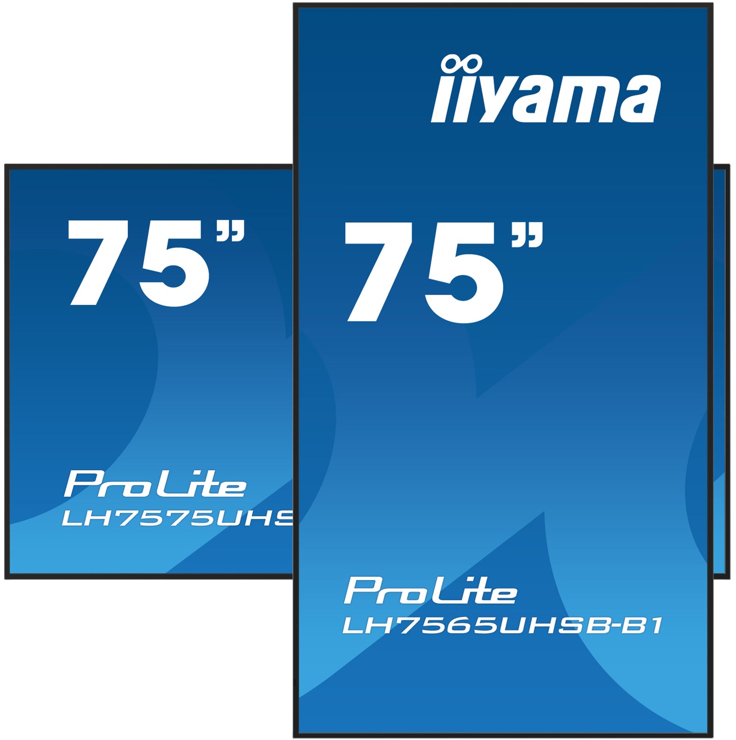 iiyama LH7565UHSB-B1 Signage Display Kiosk design 189.2 cm (74.5") LED Wi-Fi 800 cd/m² 4K Ultra HD Black Built-in processor Android 11 24/7