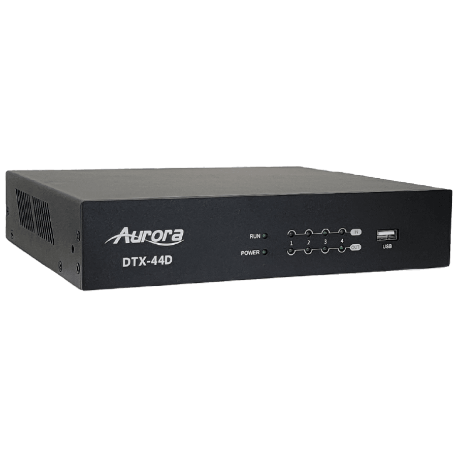 Aurora DTX-44D 4x4 Dante DSP with 4x4 analog in and out