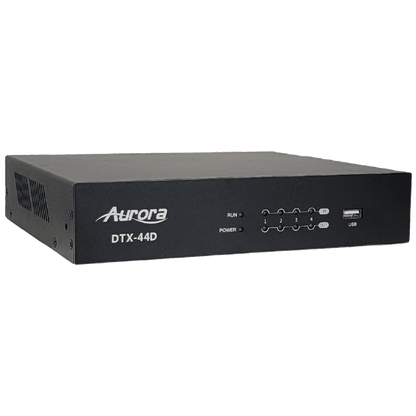 Aurora DTX-44D 4x4 Dante DSP with 4x4 analog in and out