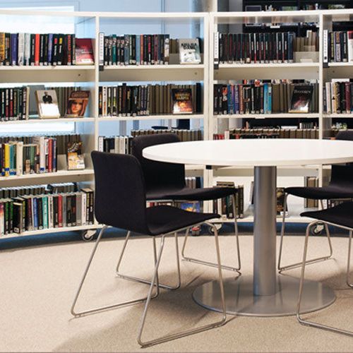 Narbutas COM080-M1E Forum Circular Conference Table With Large Column Base