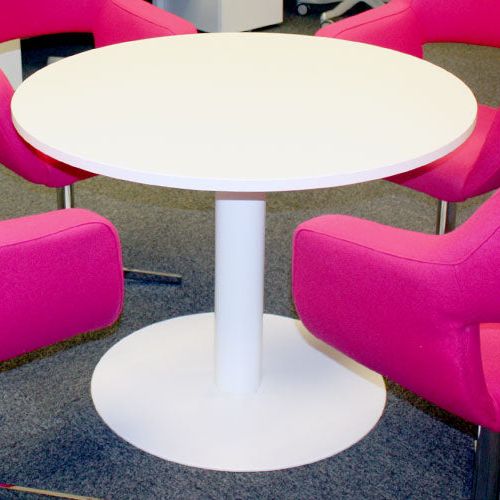 Narbutas COM080-M1E Forum Circular Conference Table With Large Column Base