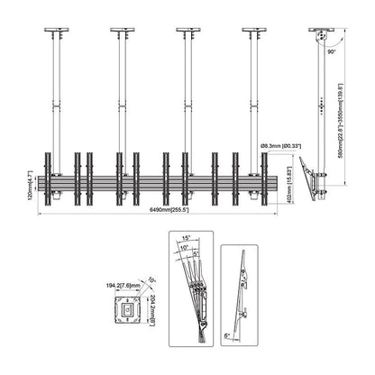 Multibrackets M Ceiling Mount Pro MBC5X1U